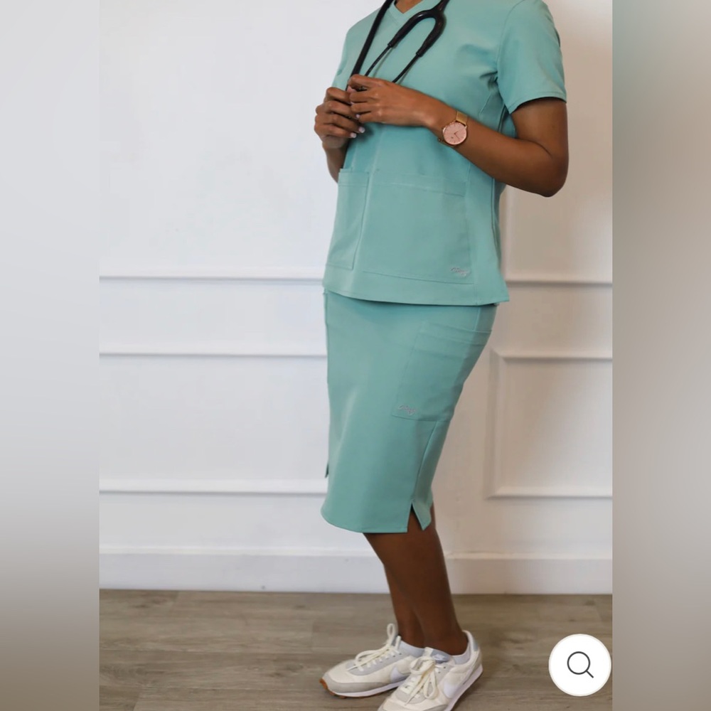 C. Saucy Jade Scrub Set!